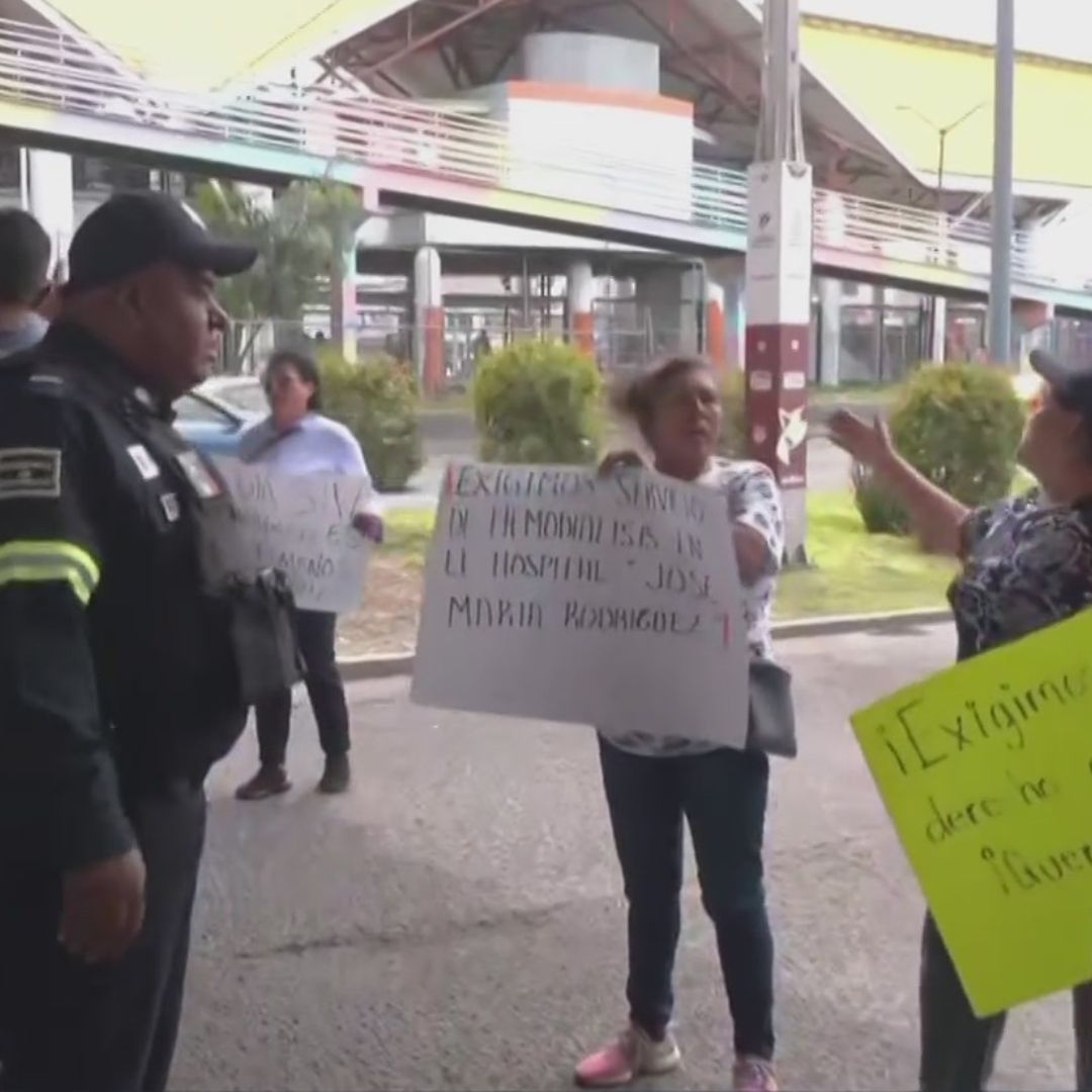 Protestan pacientes con insuficiencia renal.